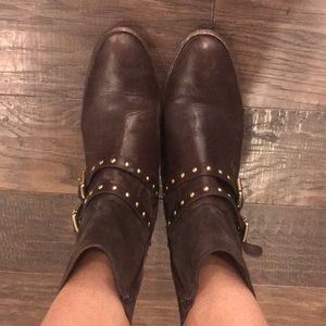 Coach leather and Suede Lilliana boots size 7